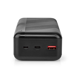 Batterie de secours externe Nedis - 32000 mAh, 2 sorties USB-C/USB-A, PD 65W