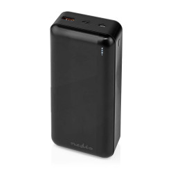 Batterie de secours externe Nedis - 32000 mAh, 2 sorties USB-C/USB-A, PD 65W