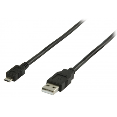 Câble USB 2.0 A mâle vers microUSB B mâle 5 m