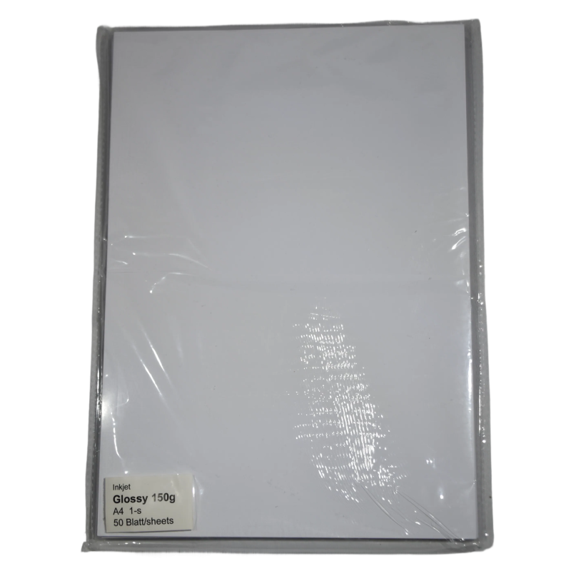 Inkjetpapier foto Glossy A4 150 Gramm 50 bladzijden