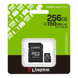Kingston Canvas Select Plus 256GB – microSD Card UHS-I