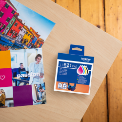 Brother LC-521VAL – Multipack cartouches d’encre originales CMYK