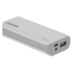 Sweex batterie de secours pour telephone 4000 mAh USB Blanc