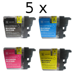 5 Pack 4 cartouches compatible LC-985