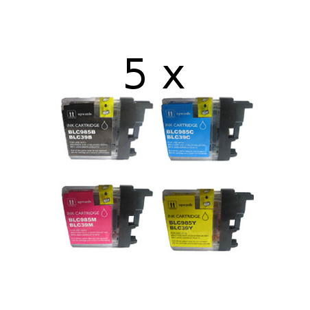 5 Pack 4 compatible cartridges LC-985