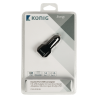 König Autolader 2-Uitgangen 3.1 A USB Zwart
