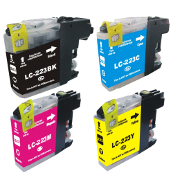 Pack 4 compatible cartridges LC-223