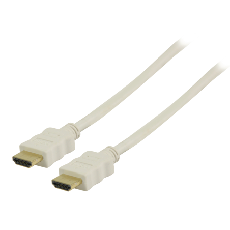 High Speed HDMI calbe with Ethernet HDMI-Connector - HDMI-Connector 0.50 m White