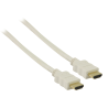 High Speed HDMI calbe with Ethernet HDMI-Connector - HDMI-Connector 0.50 m White